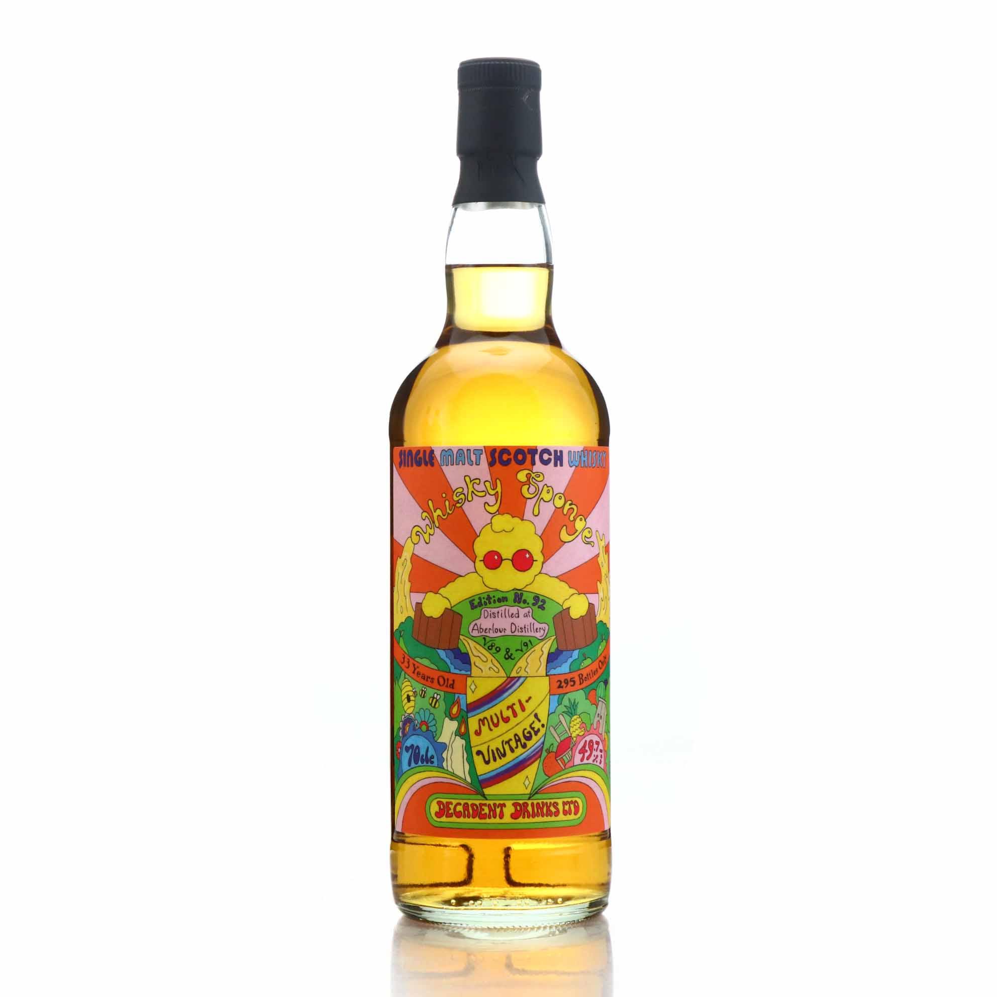 Whisky Sponge Ed.92 Aberlour 33 years old | Decadent Drinks Whisky Sponge Ed.92 Aberlour 33 years old | Decadent Drinks